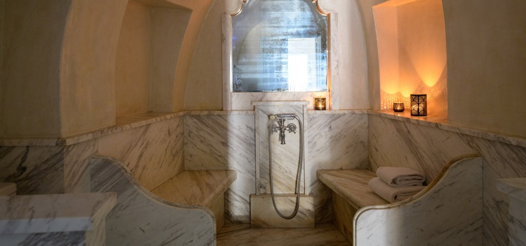 Ambassador Sunset Suite spacious marble bathroom